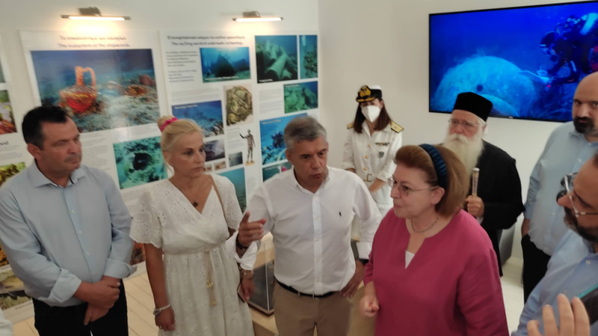 Τρία νέα υποβρύχια μουσεία παραδόθηκαν στο κοινό προς επισκεψιμότητα παρουσία της Λίνας Μενδώνη