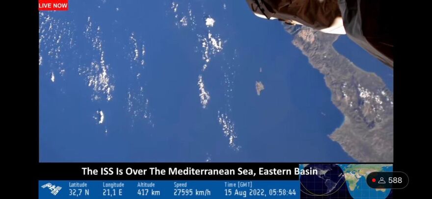 Ο Διεθνής Διαστημικός Σταθμός πάνω από την Κρήτη – Δείτε εικόνες