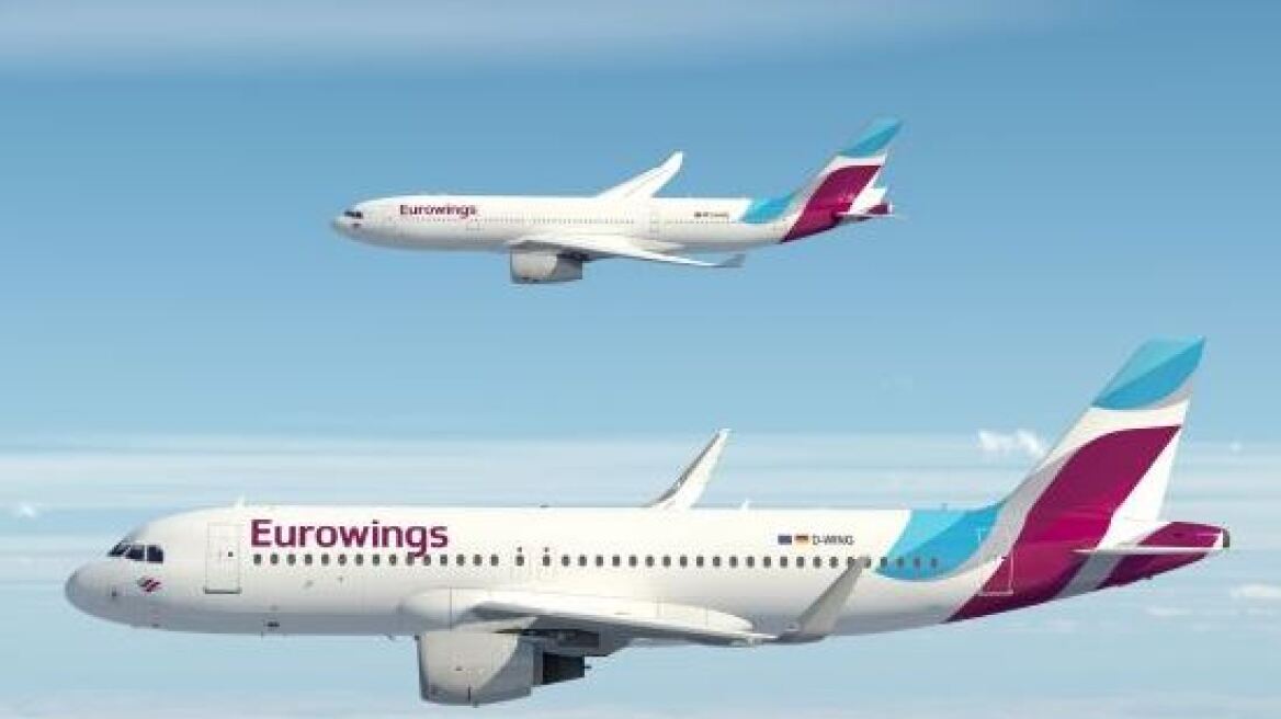 Απεργούν σήμερα οι πιλότοι της Eurowings – Μία στις δύο πτήσεις αναμένεται να ακυρωθεί