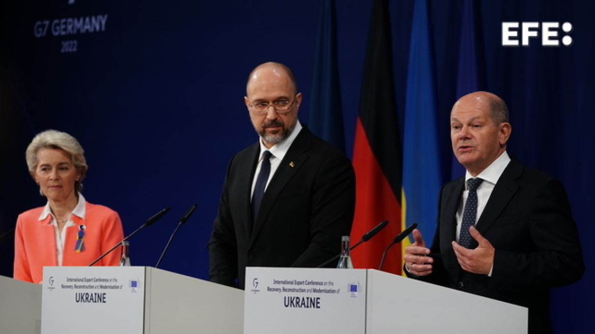 Γερμανία – Σολτς: Πρόκληση για τις επόμενες γενιές η ανοικοδόμηση της Ουκρανίας – Πρέπει να ξεκινήσει σήμερα