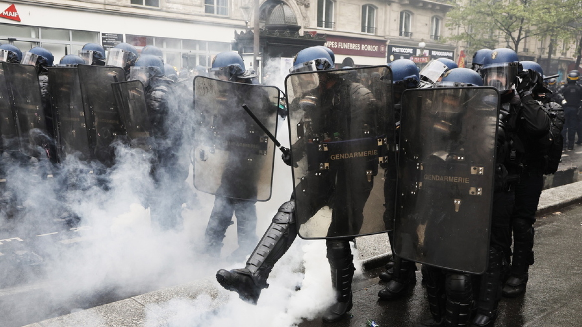 Γαλλία: Επεισόδια και μολότοφ στις πορείες στο Παρίσι για την Πρωτομαγιά