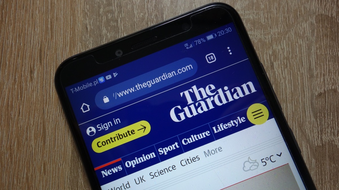 Guardian: «Πάνω από το 50% των εσόδων μας προέρχεται από τους online αναγνώστες»
