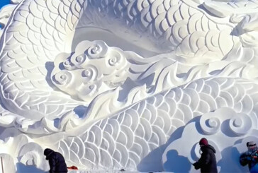 Έργα τέχνης στο χιόνι