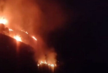 Φωτιά στις παρυφές του Ταϋγέτου: Ολονύχτια η μάχη με τις φλόγες – Σχέδιο για προληπτική εκκένωση του οικισμού Αράχωβα